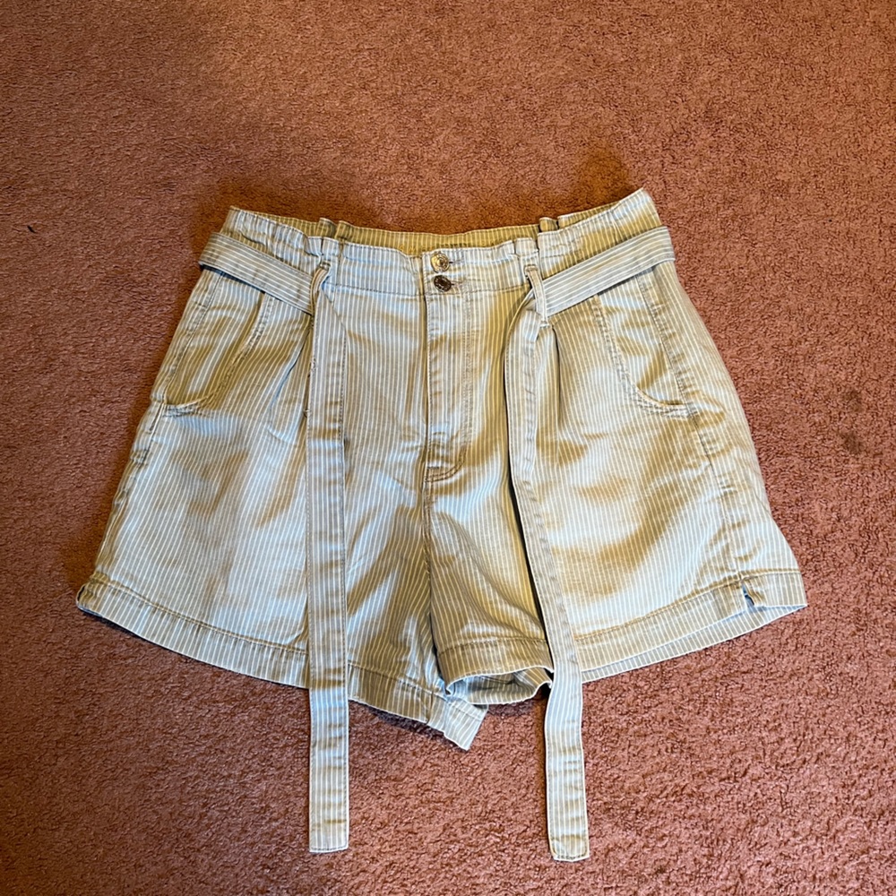 Tie Up Jean Shorts